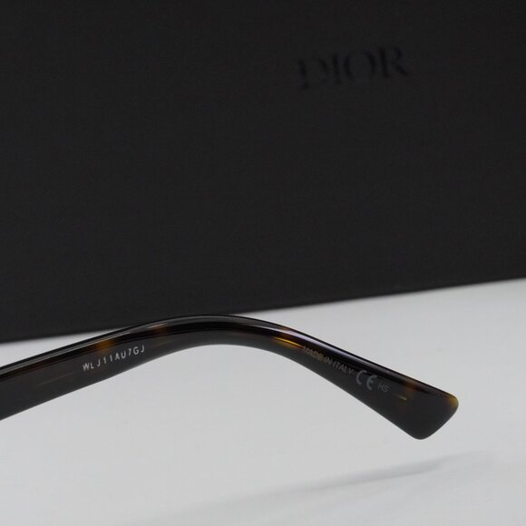Dior LADYDIORO1 0086 00 Round Eyeglasses 49mm - Dark Havana - Picture 5 of 9